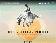 Tablet Screenshot of interstellarrodeo.com